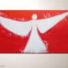Schutzengel Bild auf Leinwand "An Deiner Seite" 100 x 50 cm