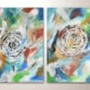 Acrylbilder Abstrakt - Bunte Bilder : "Color Action"