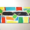 Moderne Kunst auf Leinwand: "Color Touch" grosses buntes Bild