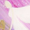 Abstraktes Engelbild mit lila - pink: "Dem Herzen folgen" 70 x 50 cm – Bild 2