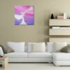 Engelbild auf Leinwand, Original Engel Acrylbild: "Erlösung" in lila – Bild 3