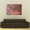 Original abstrakte Wandbilder- Unikat Leinwandbild 100x70cm: "Expect most" – Bild 4