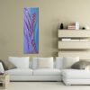 Abstraktes Original Blumen Bild Hochkant: "Flower Surprise" – Bild 3