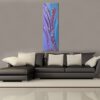 Abstraktes Original Blumen Bild Hochkant: "Flower Surprise" – Bild 4