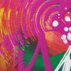 Abstraktes zweiteiliges Leinwandbild: "Fun" Rot Buntes Bild – Bild 2