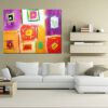 Acrylbild modern im Grossformat:  "Happy Colours"- Bunte Bilder – Bild 5