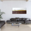 Minimalistisches Wandbild in Braun, Weiss, Gold: "Harmony" Original Stimmungsbild – Bild 3