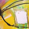 Bunte Moderne Kunst:  "I Live" Acrylbilder bunt – Bild 2