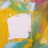 Bunte Moderne Kunst:  "I Live" Acrylbilder bunt – Bild 3