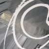 Abstraktes Wandbild - Design Bild in grau: "Interaction" Moderne Kunst – Bild 2