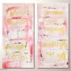Moderne Kunst zweiteilig: "Modern Easiness" Wandbilder Abstrakt