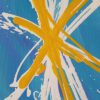 Bunte Bilder in Acryl: "Summer lights" - Abstrakte Sterne – Bild 2