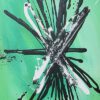Bunte Bilder in Acryl: "Summer lights" - Abstrakte Sterne – Bild 3