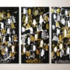 Acrylbilder Abstrakt - Elegante Kunstwerke: "United"