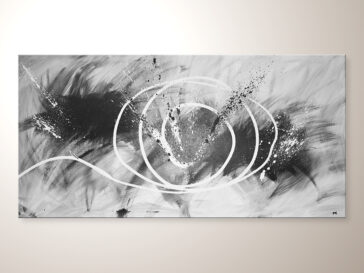 Acrylbilder modern kaufen, Designbilder in schwarz weiss