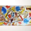 Buntes Original Gemälde Acrylbilder auf Leinwand