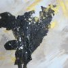 Modernes Wandbild mit Ocker Beige Fartönen: "Modern Feeling" - Moderne original Kunst – Bild 2