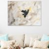 Modernes Wandbild mit Ocker Beige Fartönen: "Modern Feeling" - Moderne original Kunst – Bild 6