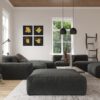 Bilder in Schwarz Gold - "Motivation" Wandbilder modern, Abstrakte Kunst gemalt – Bild 5